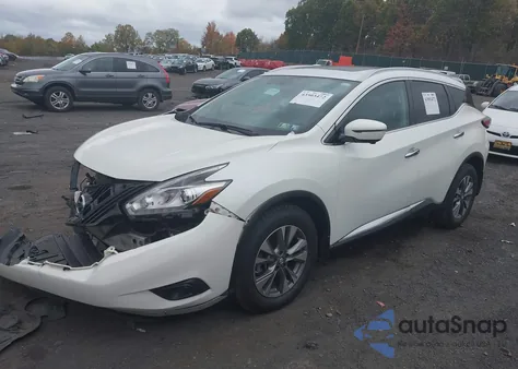 2017 Nissan Murano Sl from USA, damaged, VIN 5N1AZ2MH6HN145009